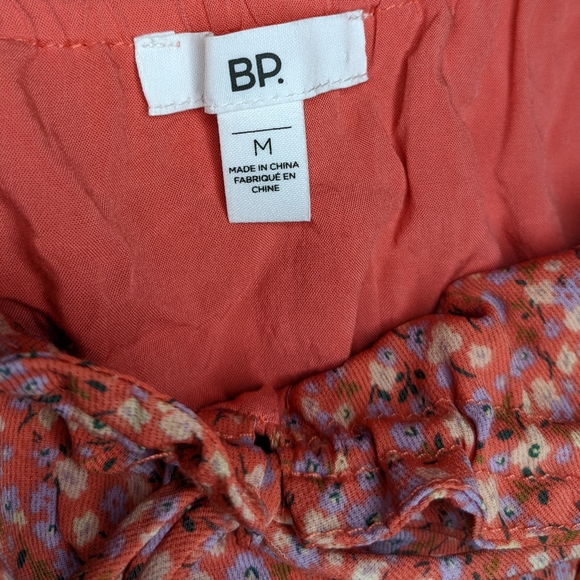 BP Printed Tie Front Miidress M - Picture 3 of 6